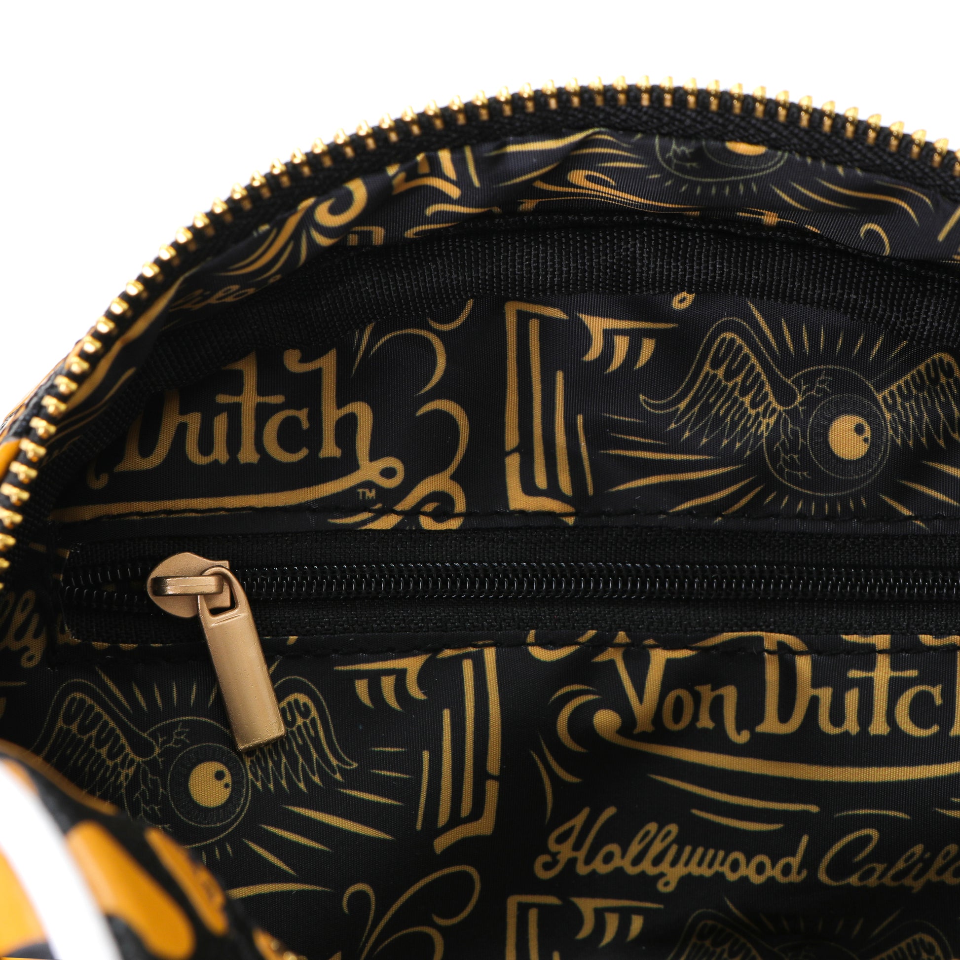 Von Dutch Orange Cheetah Bowling Bag