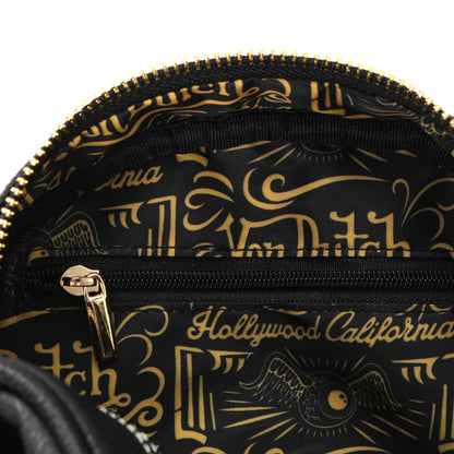 Von Dutch Racing Stripe Black & Gold Bowling Bag