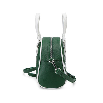 Forest Green & White Two-Tone Bowling Bag