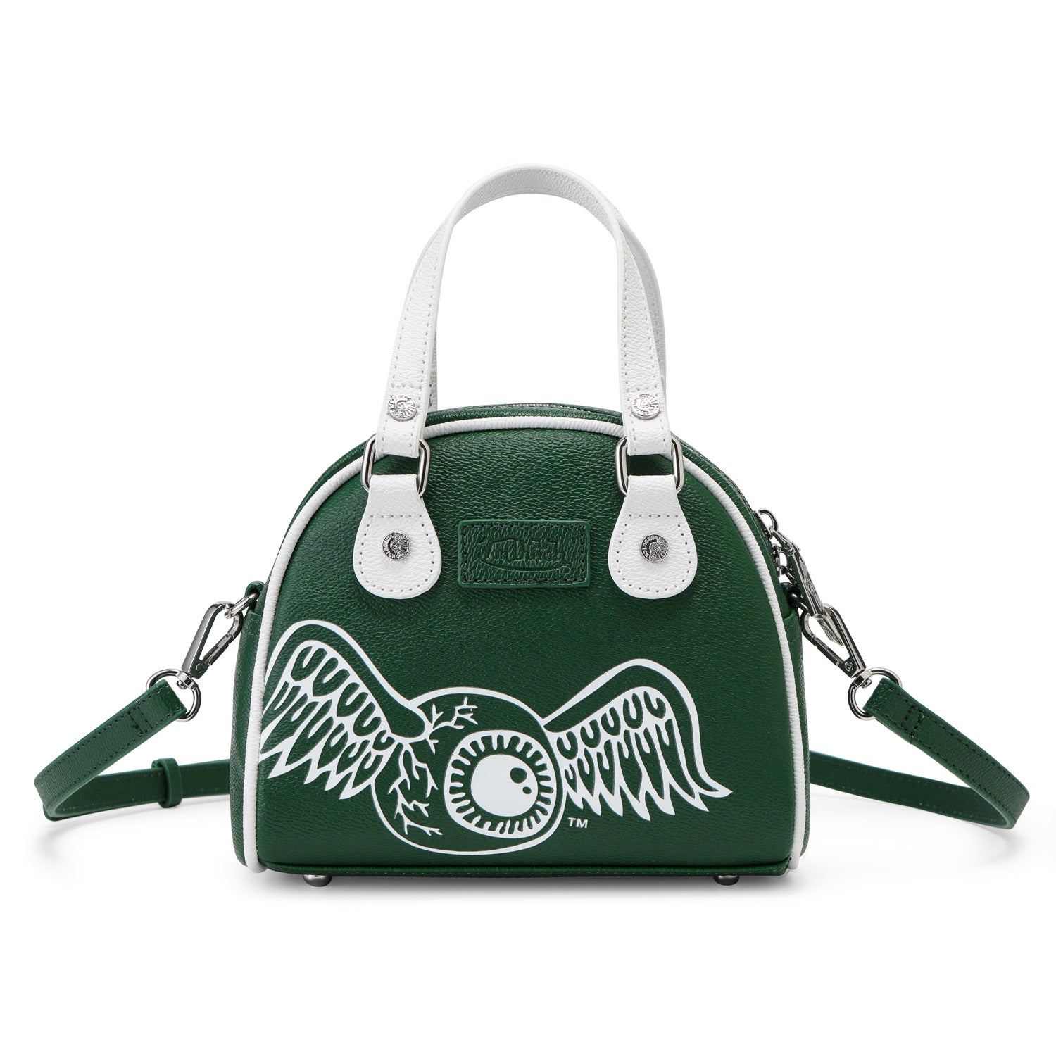 Forest Green & White Two-Tone Bowling Bag | Von Dutch