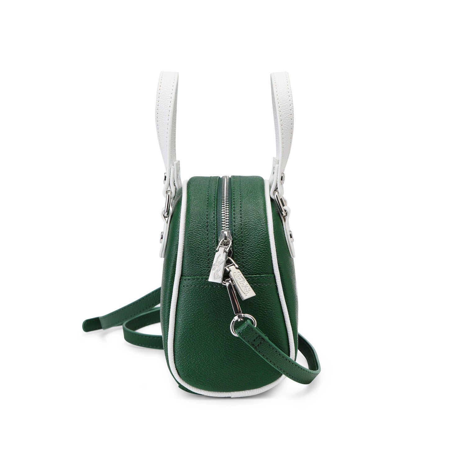 Forest Green & White Two-Tone Bowling Bag | Von Dutch