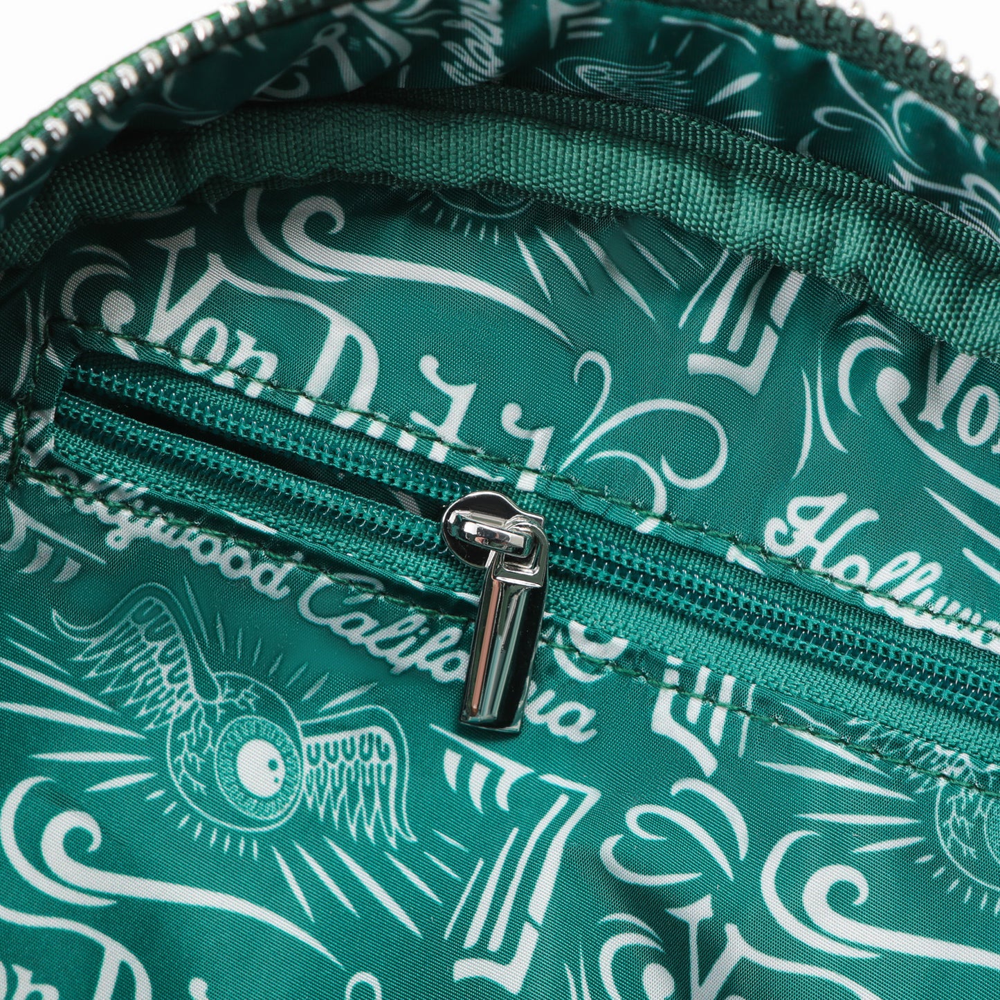 Forest Green & White Two-Tone Bowling Bag
