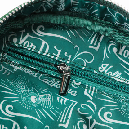 Forest Green & White Two-Tone Bowling Bag