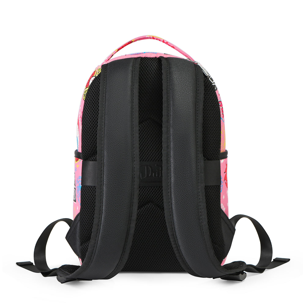 Small Sized Light Pink Jax Backpack | Von Dutch