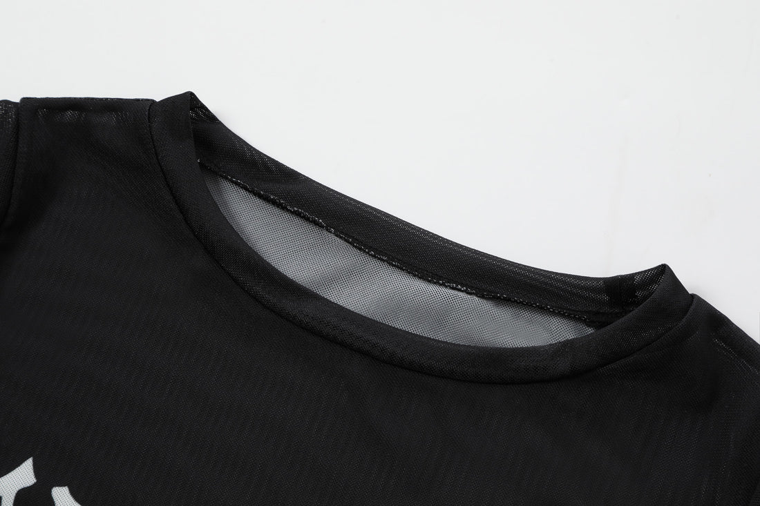 FLYING EYE SWIM TEE - BLACK