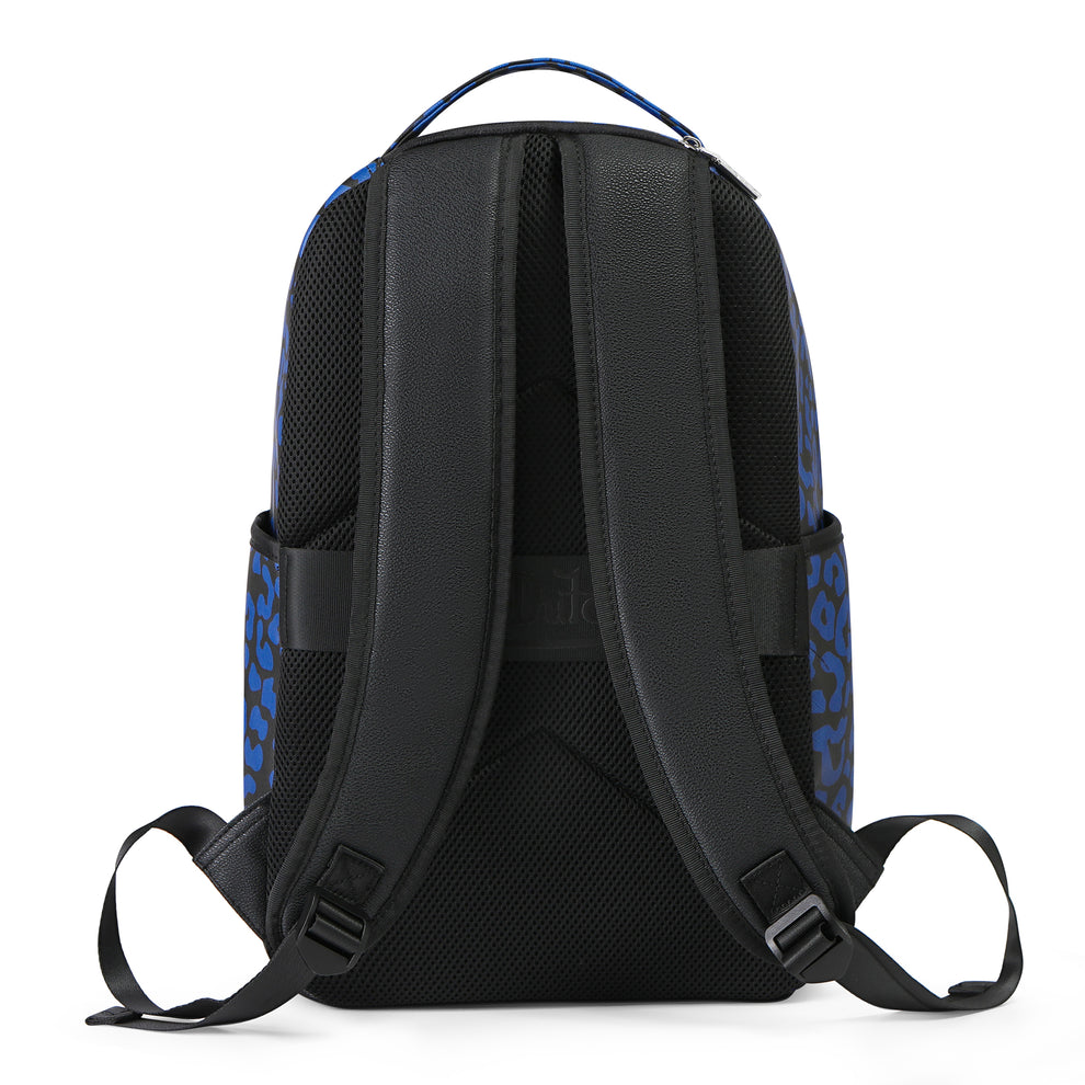 Medium Sized Blue Cheetah Backpack | Von Dutch