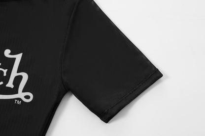 FLYING EYE SWIM TEE - BLACK