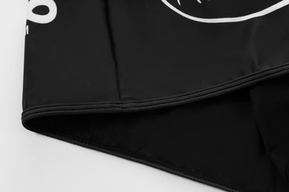 FLYING EYE SWIM SKIRT - BLACK