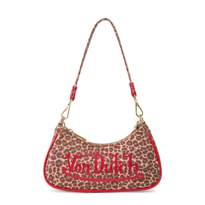 Von Dutch Leopard Shoulder Bag