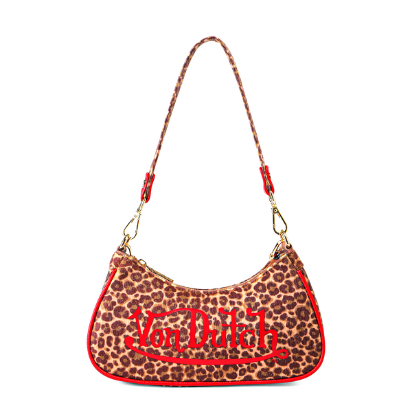 Red Leopard Shoulder Bag