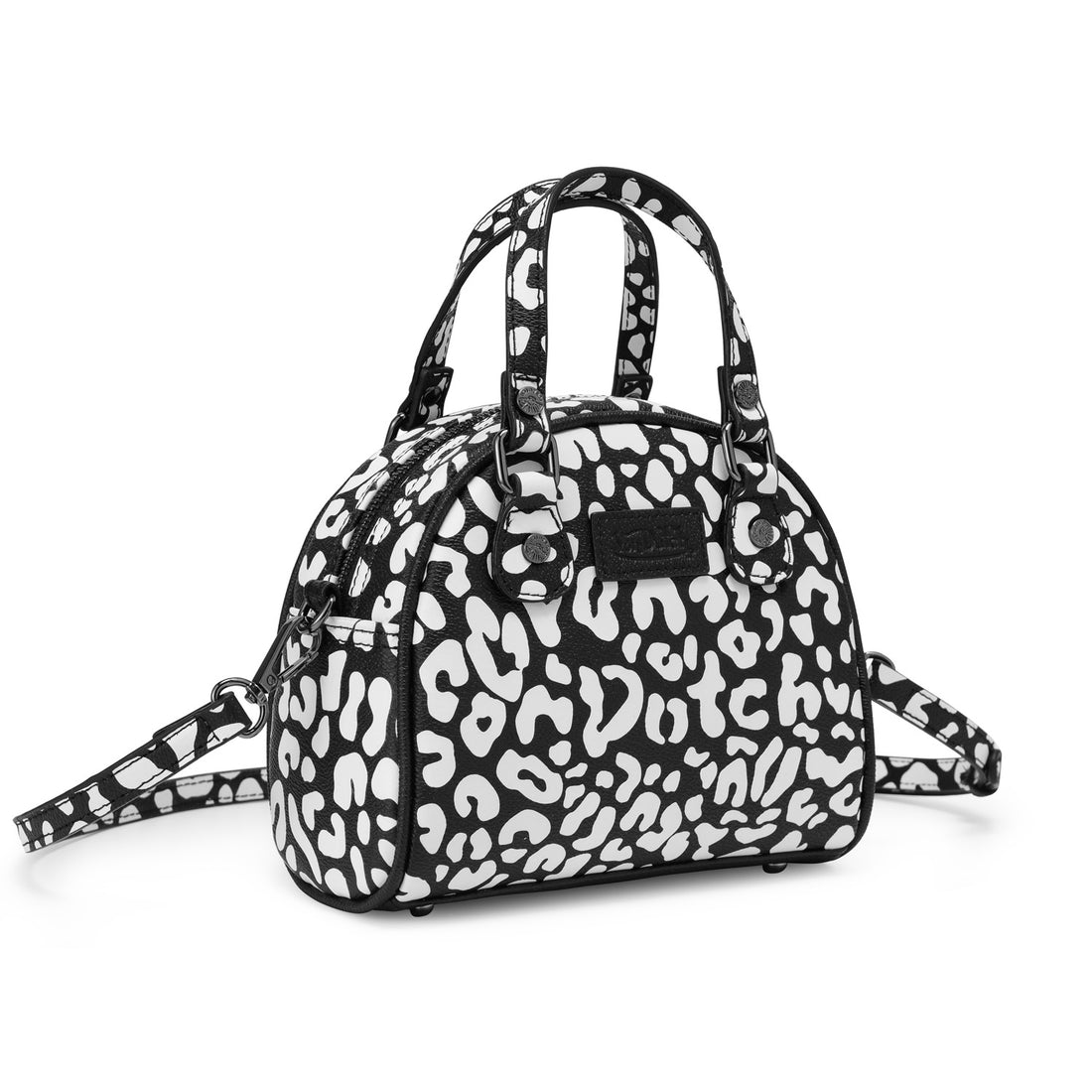 White Cheetah Bowling Bag