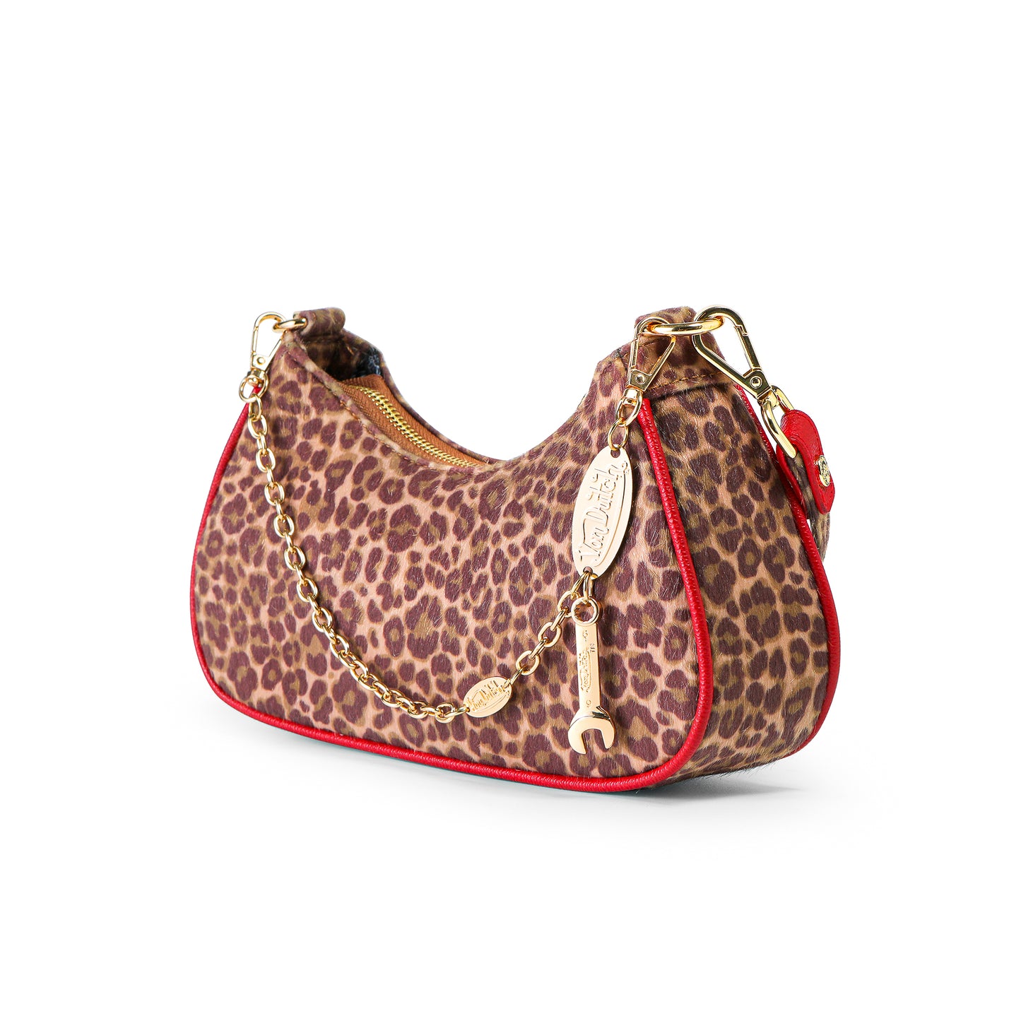 Von Dutch Leopard Shoulder Bag