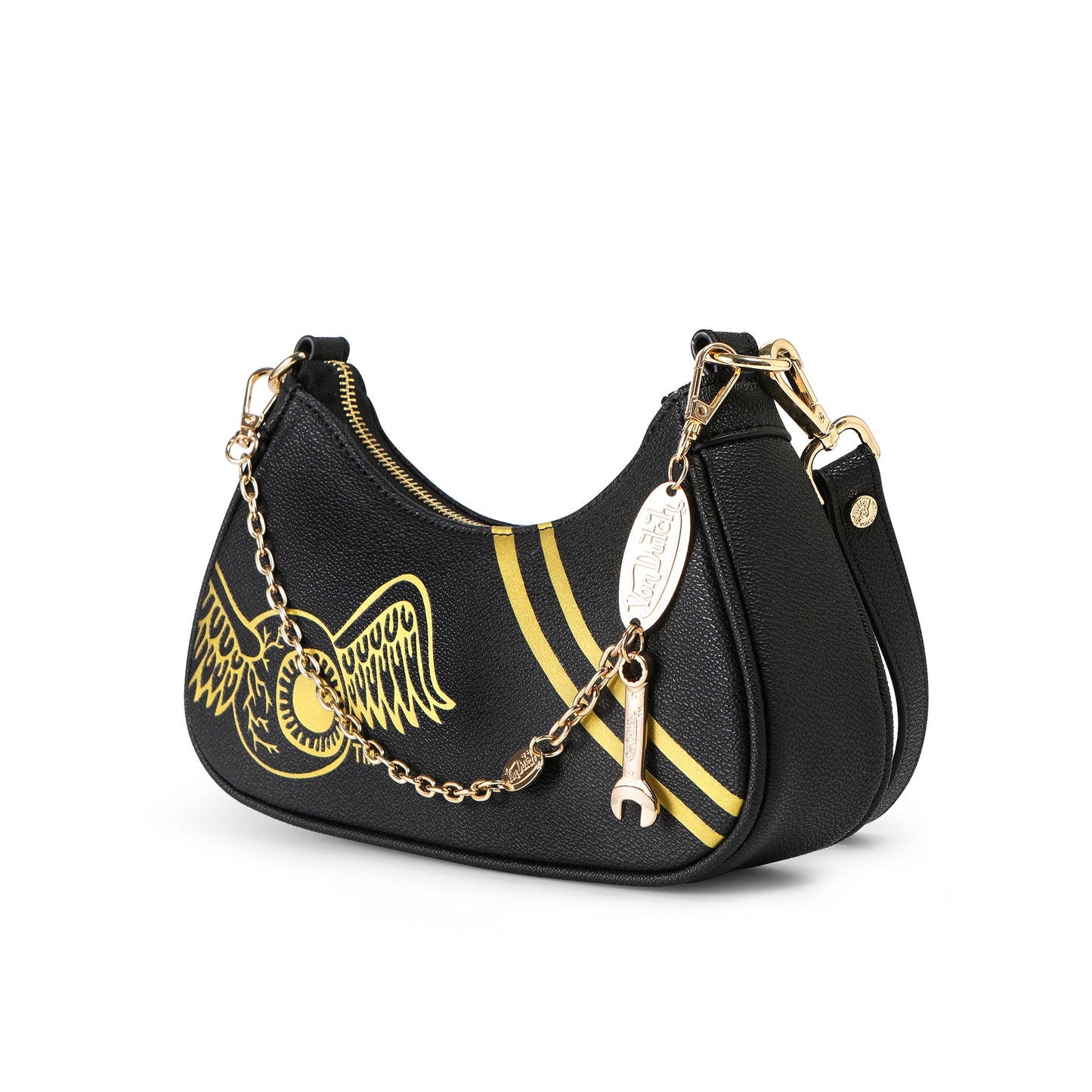 Black & Gold Shoulder Bag