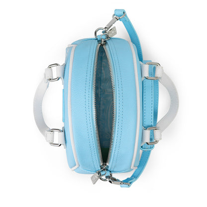 Light Blue & White Two-Tone Bowling Bag
