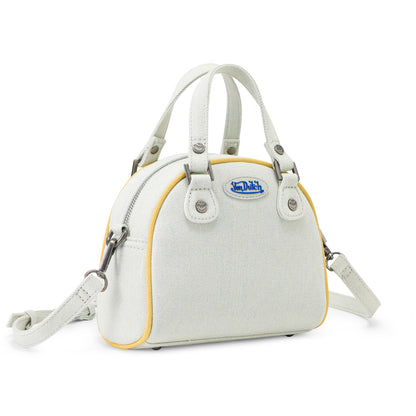 Rhinestone Bowling Bag - Light Denim