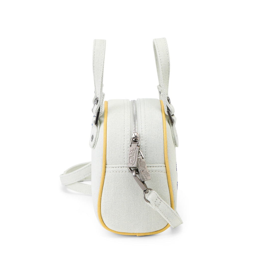 Rhinestone Bowling Bag - Light Denim
