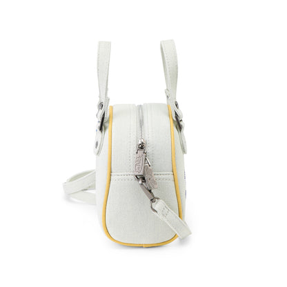 Rhinestone Bowling Bag - Light Denim