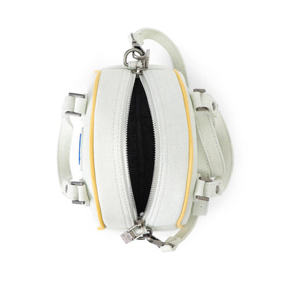 Rhinestone Bowling Bag - Light Denim