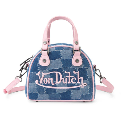 Multi Denim Bowling Bag