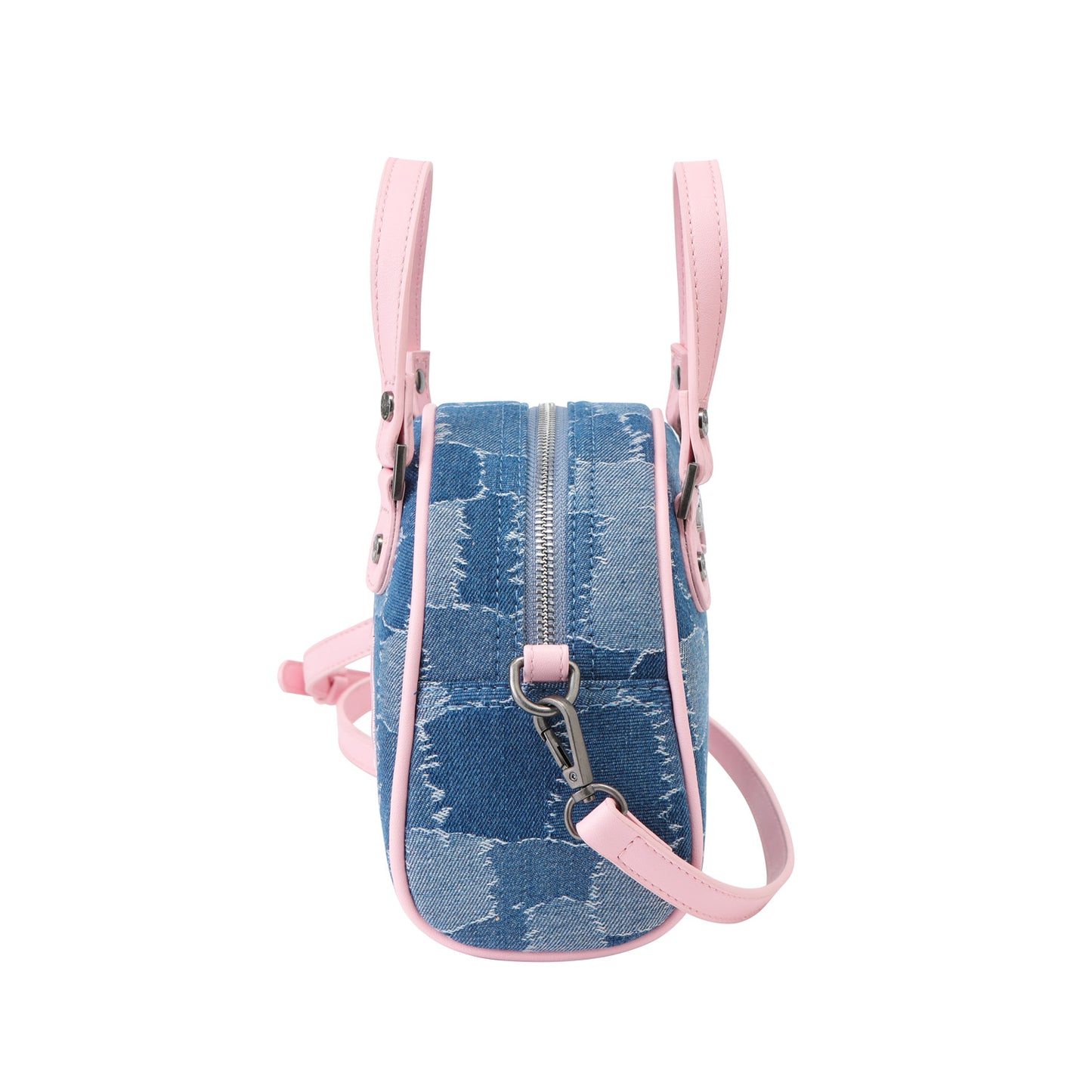 Multi Denim Bowling Bag