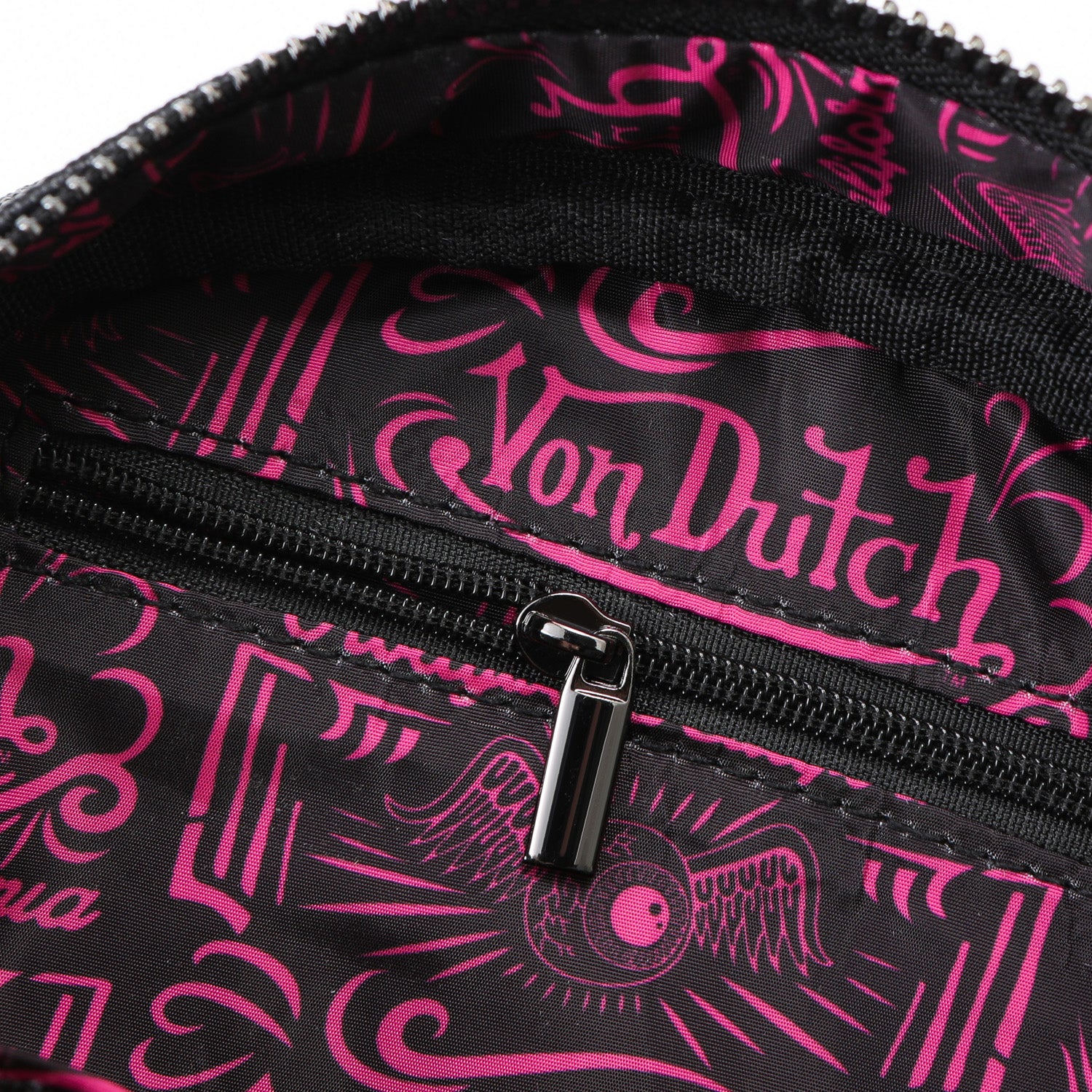 Black & Hot Pink Two-Tone Bowling Bag – Von Dutch