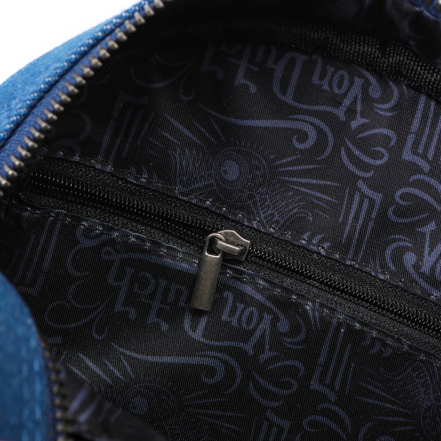 Denim Patch Bowling Bag - Dark Denim