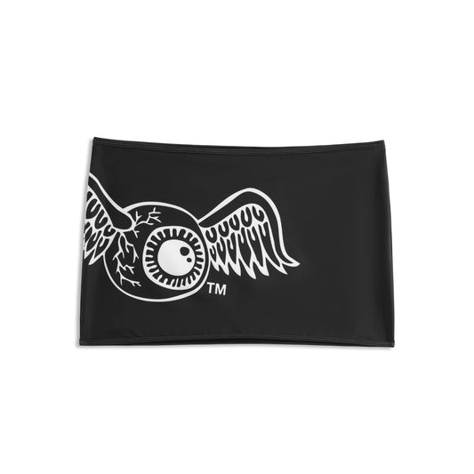 FLYING EYE SWIM SKIRT - BLACK