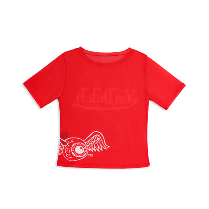 FLYING EYE SWIM TEE - RED