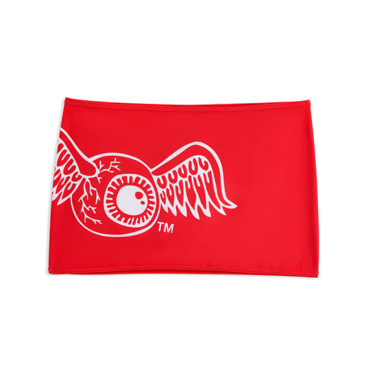 FLYING EYE SWIM SKIRT - RED