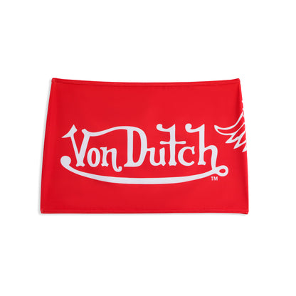 FLYING EYE SWIM SKIRT - RED