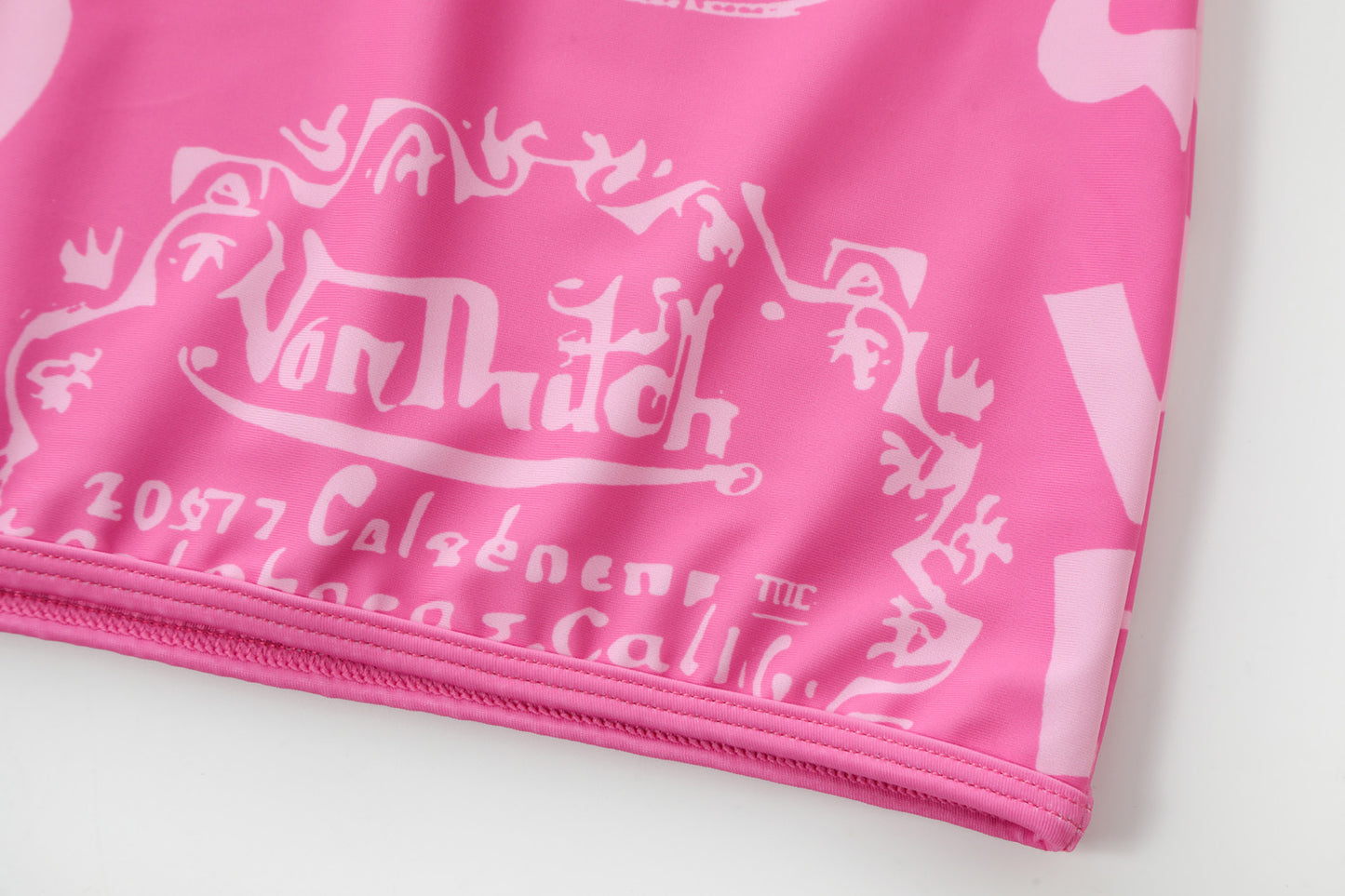TUBE SKIRT - HOT PINK ALL OVER PRINT