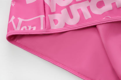 TUBE SKIRT - HOT PINK ALL OVER PRINT