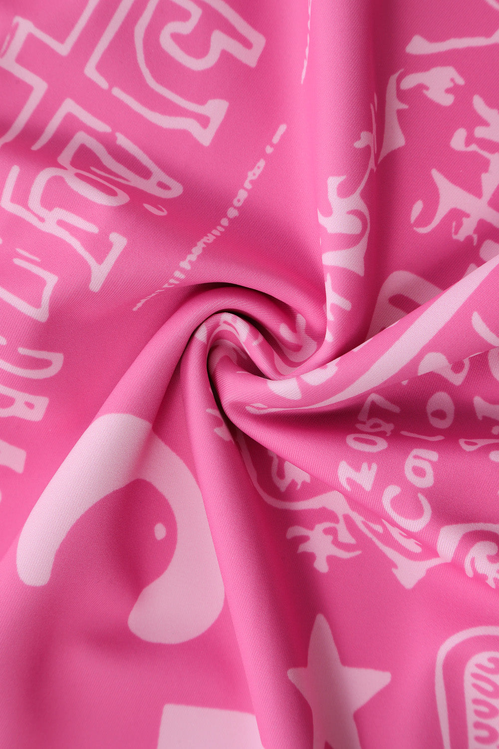 TUBE SKIRT - HOT PINK ALL OVER PRINT