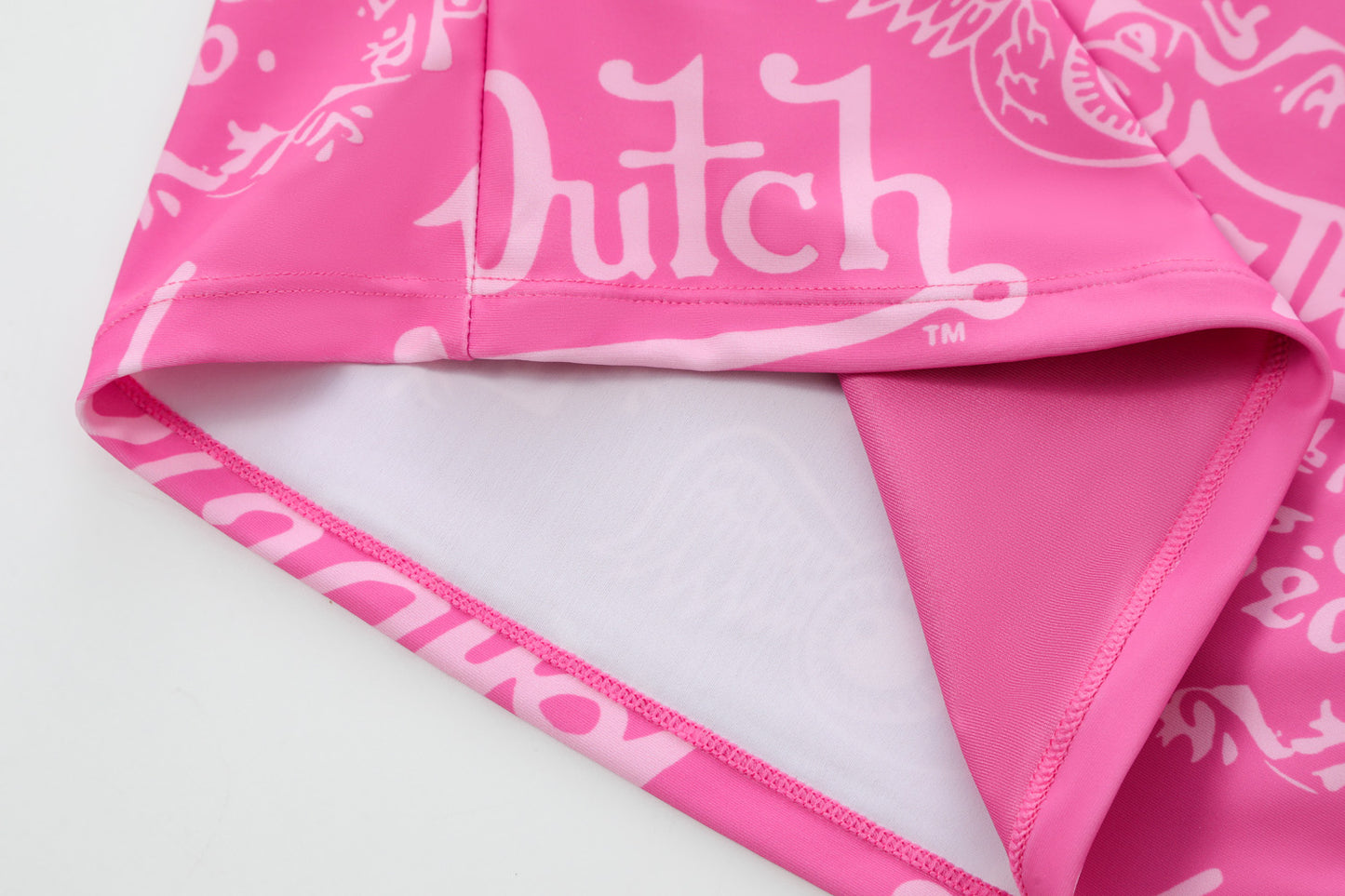 TUBE TOP - HOT PINK ALL OVER PRINT