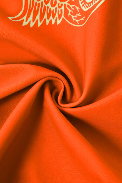 TWO TONE SWIM SKIRT - ORANGE