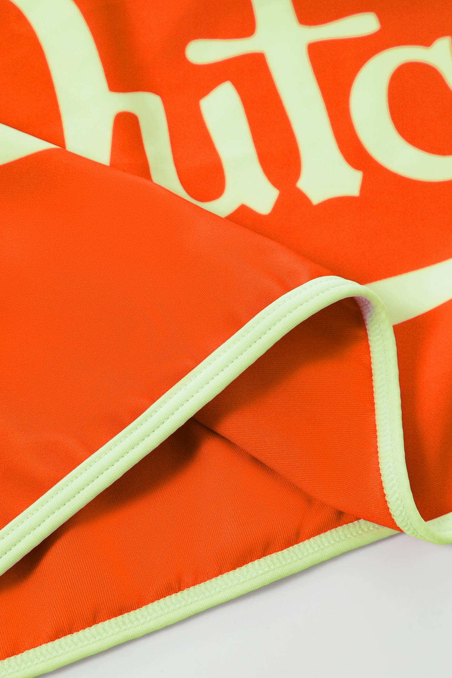 TWO TONE SWIM SKIRT - ORANGE