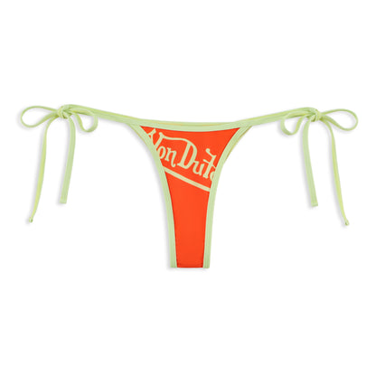TWO TONE BIKINI BOTTOM - ORANGE