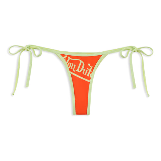 TWO TONE BIKINI BOTTOM - ORANGE