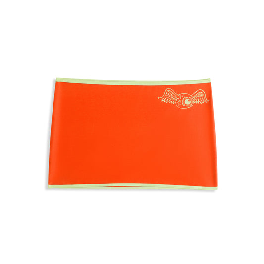 TWO TONE SWIM SKIRT - ORANGE
