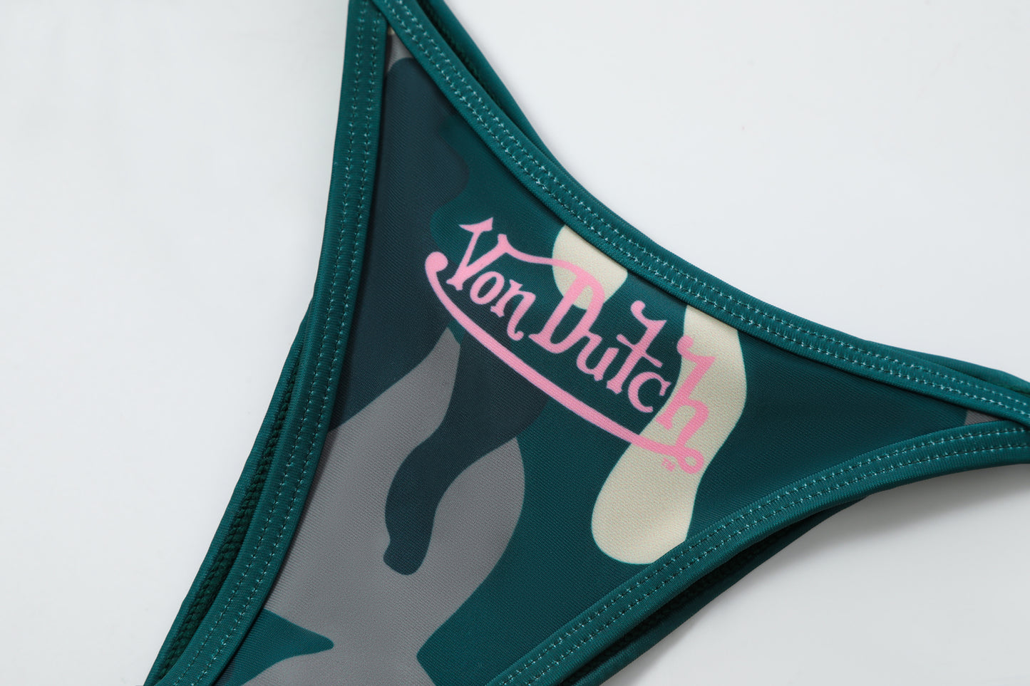 TWO TONE BIKINI BOTTOM - CAMO