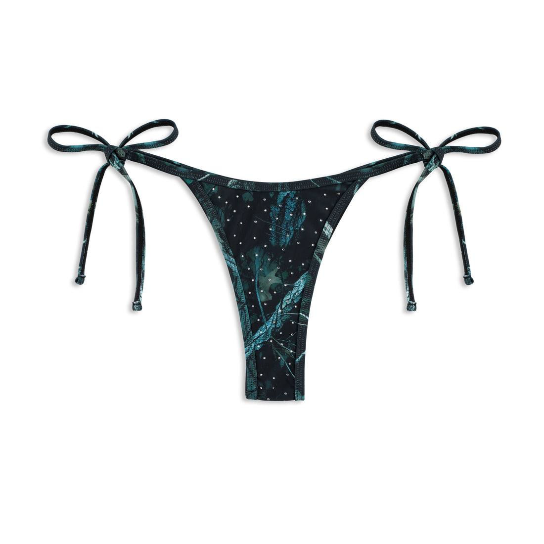 TWO TONE BIKINI BOTTOM - TREE CAMO