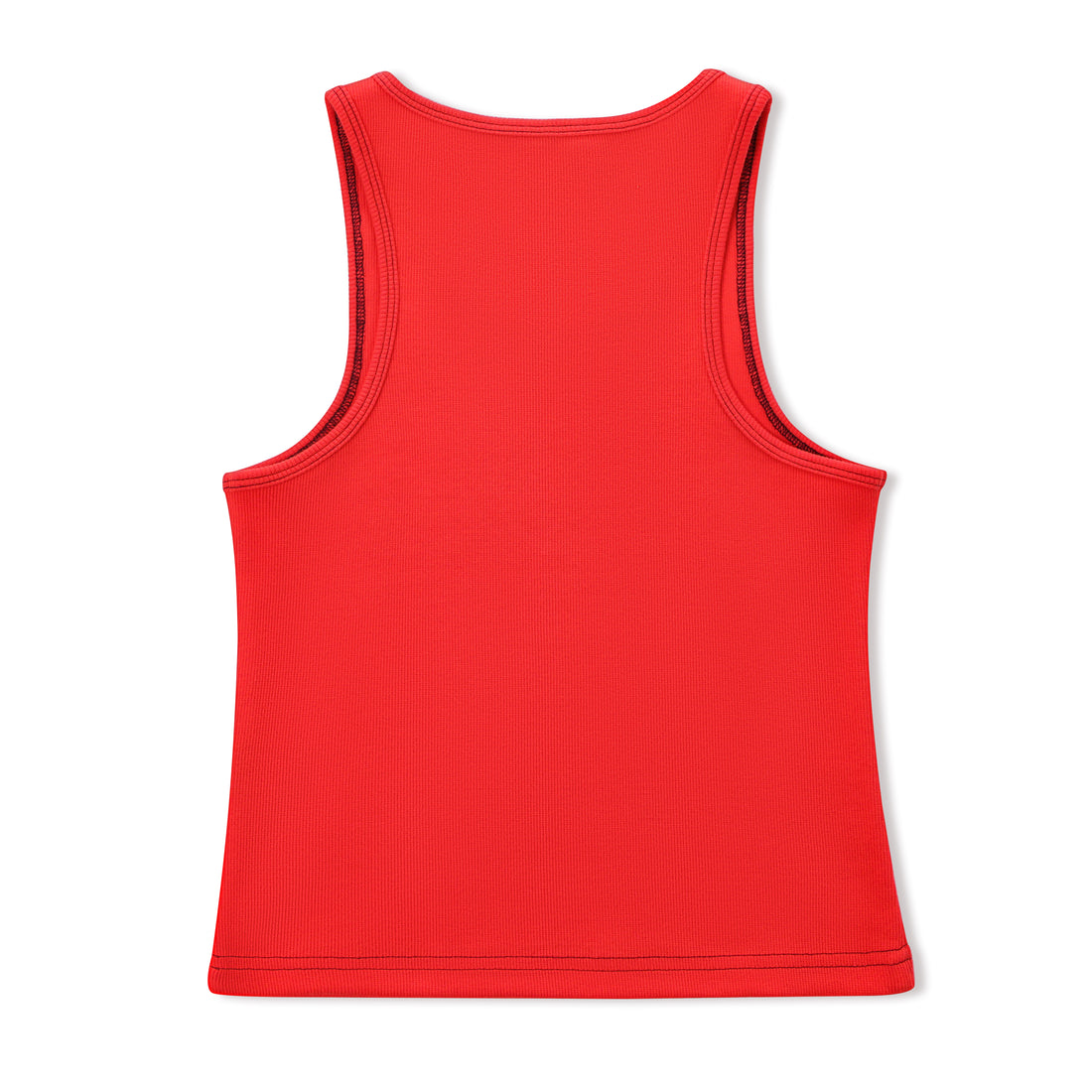 Rhinestone Cursive logo Tank - Red