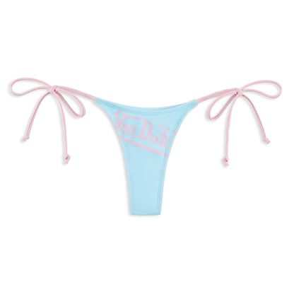 TWO TONE BIKINI BOTTOM - BABY BLUE