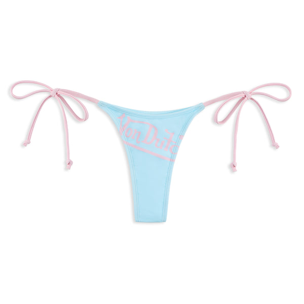 TWO TONE BIKINI BOTTOM - BABY BLUE