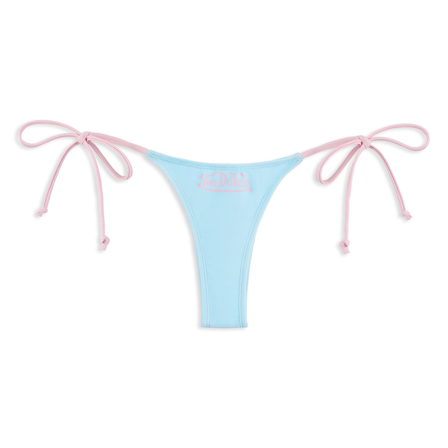 TWO TONE BIKINI BOTTOM - BABY BLUE