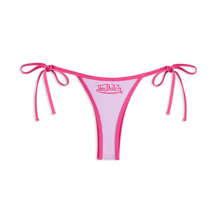 TWO TONE BIKINI BOTTOM - PINK