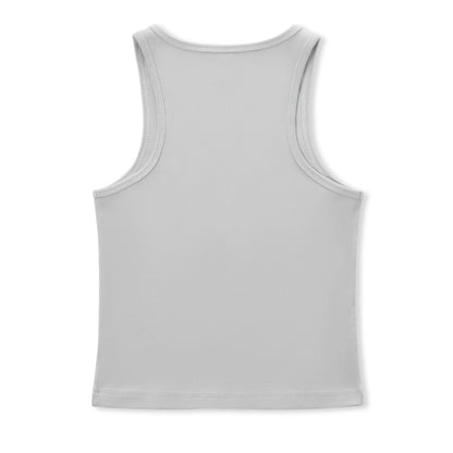 "I Love Von Dutch" Rhinestone Tank - Gray