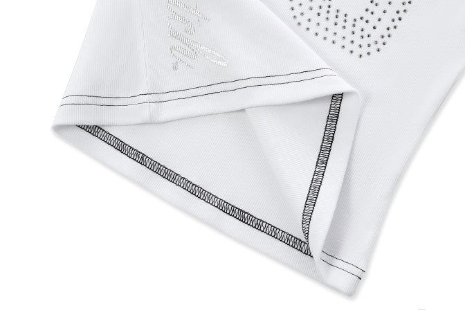 99' Rhinestone Tank - White