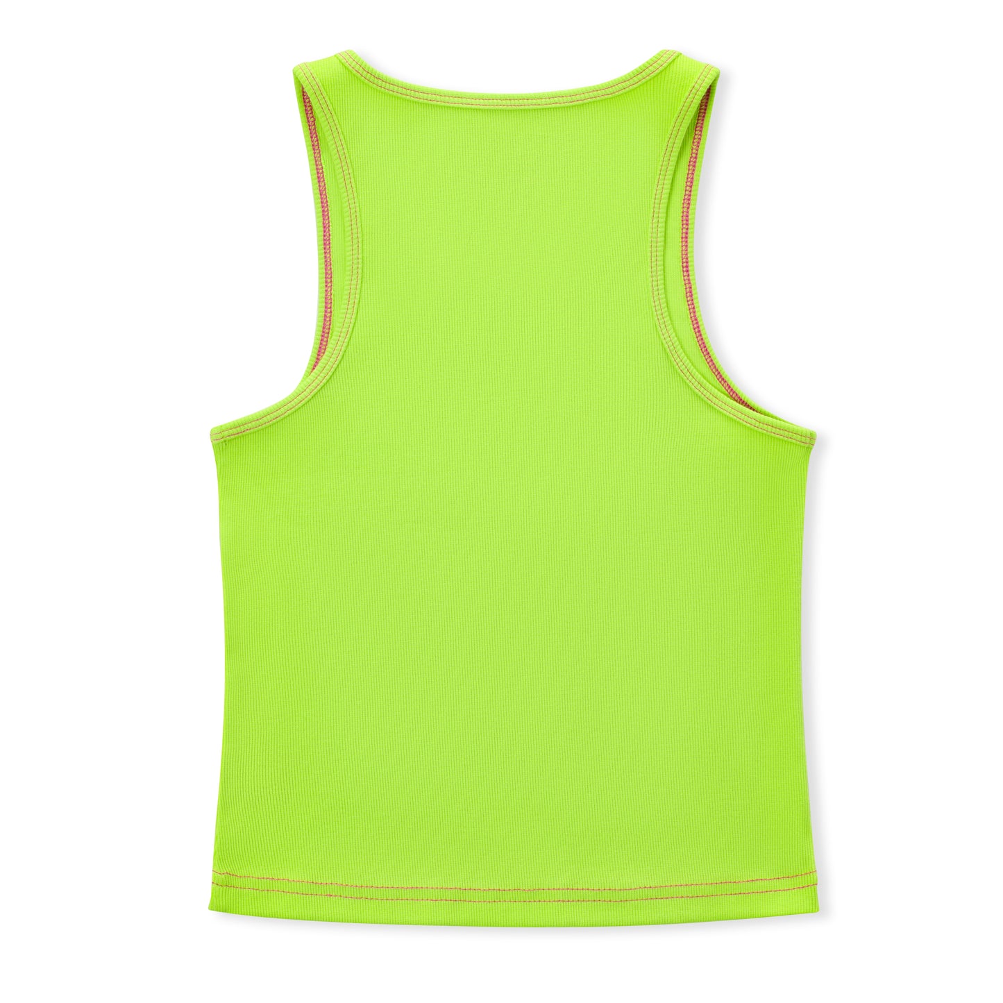 "I Love Von Dutch" Rhinestone Tank - Neon Green