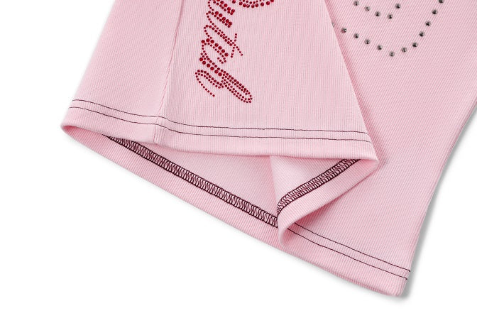 99' Rhinestone Tank - Pink